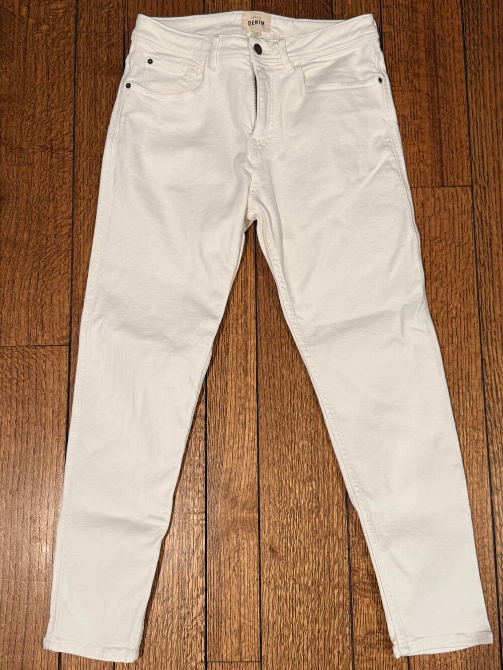 Sezane Le Slim Parfait White jeans